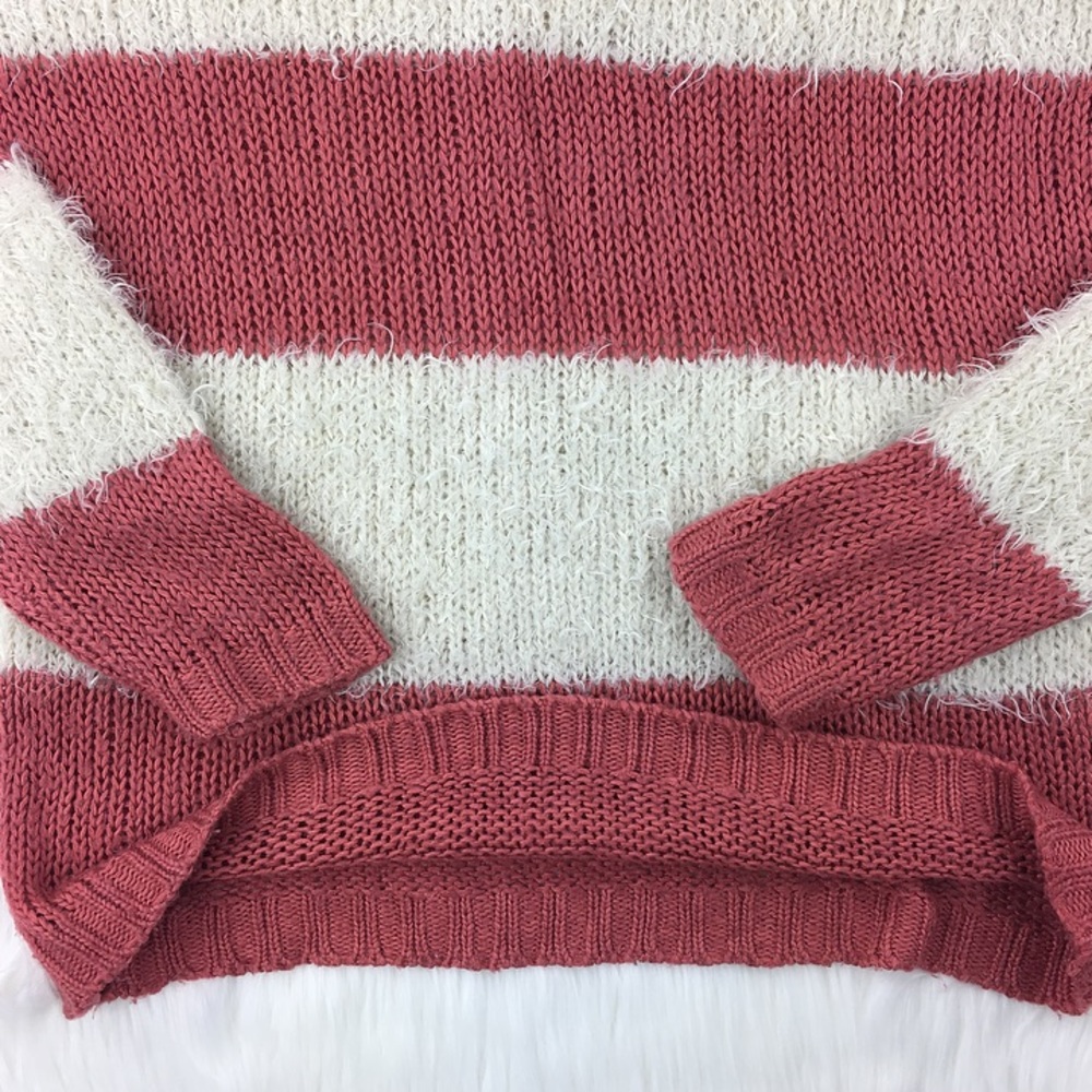 Fuzzy Striped Sweater - Picture 5 of 5